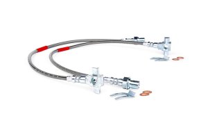 GMC K15/K1500 Suburban Brake Lines - Front - Rough Country - 4-6 Inch Stainless Extended - '71-'74 GMC K15/K1500 Suburban Brake Lines - Front - Rough Country - 4-6 Inch Stainless Extended - '71-'74